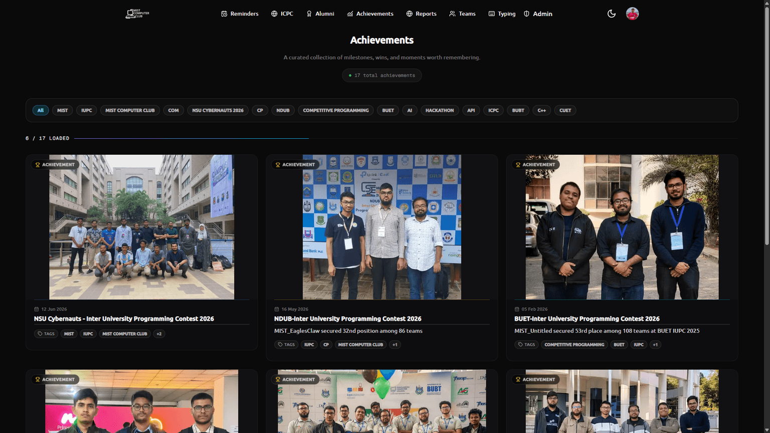 MCC Website — screenshot 4
