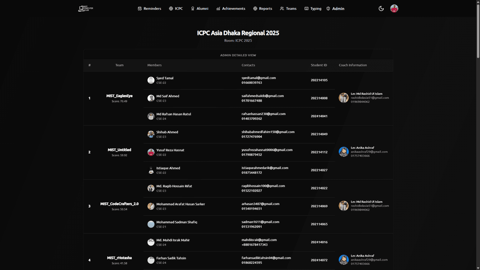 MCC Website — screenshot 5